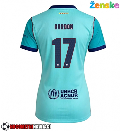Ženske Nogometnih dresov Barcelona Anthony Gordon #17 Tretji 2026-27 Kratki rokavi Ženske Nogometnih dresov Barcelona Anthony Gordon #17 Tretji 2026-27 Kratki rokavi